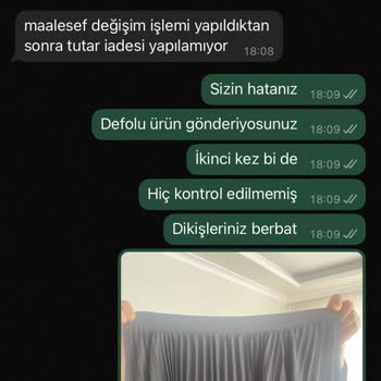 Defolu Ürünlerin Değişiminde Tekrar Sorun Yaşadım İade Talebim Reddedildi
