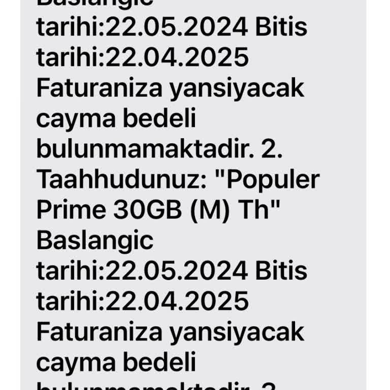 Cayma Bedeli Ve Sim Kart Ücreti Hakkında Bilgi Yanıltması