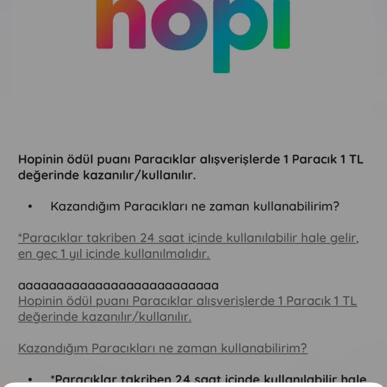 Kazandığım Ödülleri Hopi'ye Yükleyemiyorum Hata Veriyor