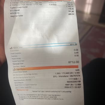 Yüksek Elektrik Faturası Ve Mağduriyetimizin Giderilmesini Talep Ediyoruz