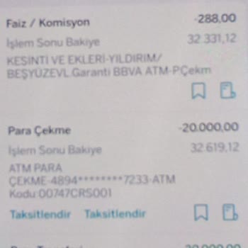ATM Para Çekiminde Yanlış Okunan Tutar Ve Yüksek Faiz Kesintisi