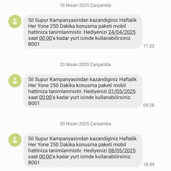 Sil Süpür Uygulamasında Tek Tip Hediye Ve Müşteri Memnuniyetsizliği