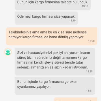 Siparişim Teslim Edilmedi Param Ve Ürünüm İade Edilmiyor