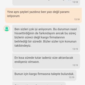 Siparişim Teslim Edilmedi Param Ve Ürünüm İade Edilmiyor