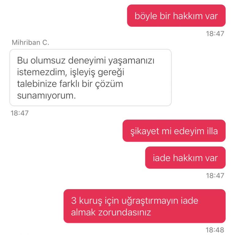 Kullanılmamış Ürünün İadesi Reddedildi: Tüketici Haklarıma Uymuyorlar