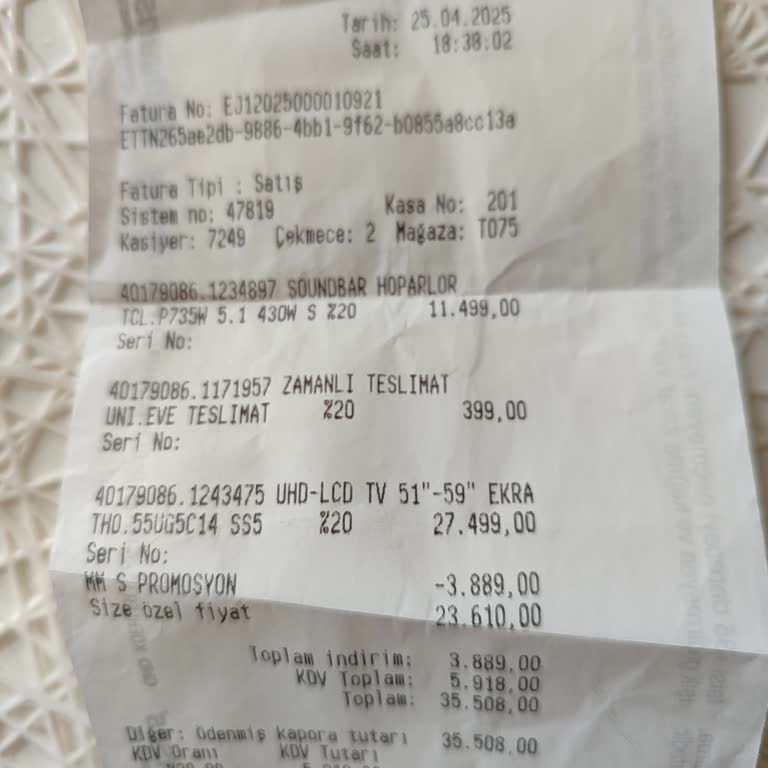 Media Markt'tan Aldığım TV Hayal Kırıklığı Yarattı, İade Kabul Edilmedi