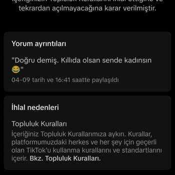 TikTok'ta Taraflı İhtar Ve Yetersiz Denetim Şikayeti