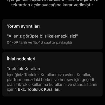TikTok'ta Taraflı İhtar Ve Yetersiz Denetim Şikayeti