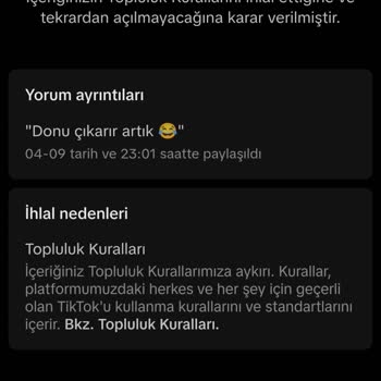 TikTok'ta Taraflı İhtar Ve Yetersiz Denetim Şikayeti