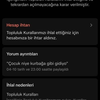 TikTok'ta Taraflı İhtar Ve Yetersiz Denetim Şikayeti