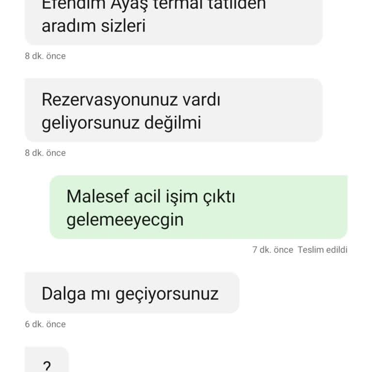 Otel Adına Arayan Kişilerin Rahatsız Edici Davranışları