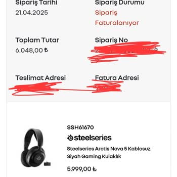 Açılmış Ve Kullanılmış Ürün Gönderildi, Değişim Süreci Belirsiz