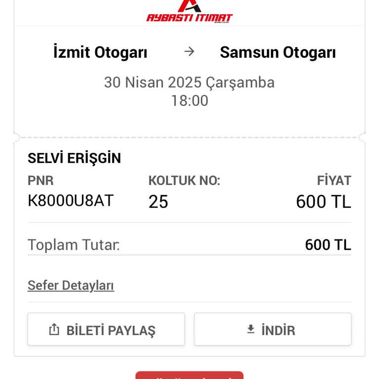 Aybastı İtimat Turizm Otobüs Gecikmesi Ve Vezne Görevlisinin Kaba Davranışı