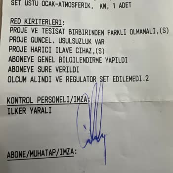 Tesisat Kontrolünde Tutarsızlık Ve Haksız Süreç