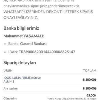 Sipariş Sonrası İletişim Eksikliği Ve Ürün Teslim Edilmemesi
