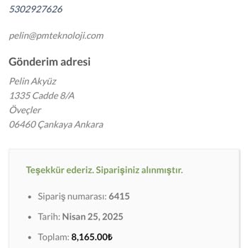 Sipariş Sonrası İletişim Eksikliği Ve Ürün Teslim Edilmemesi