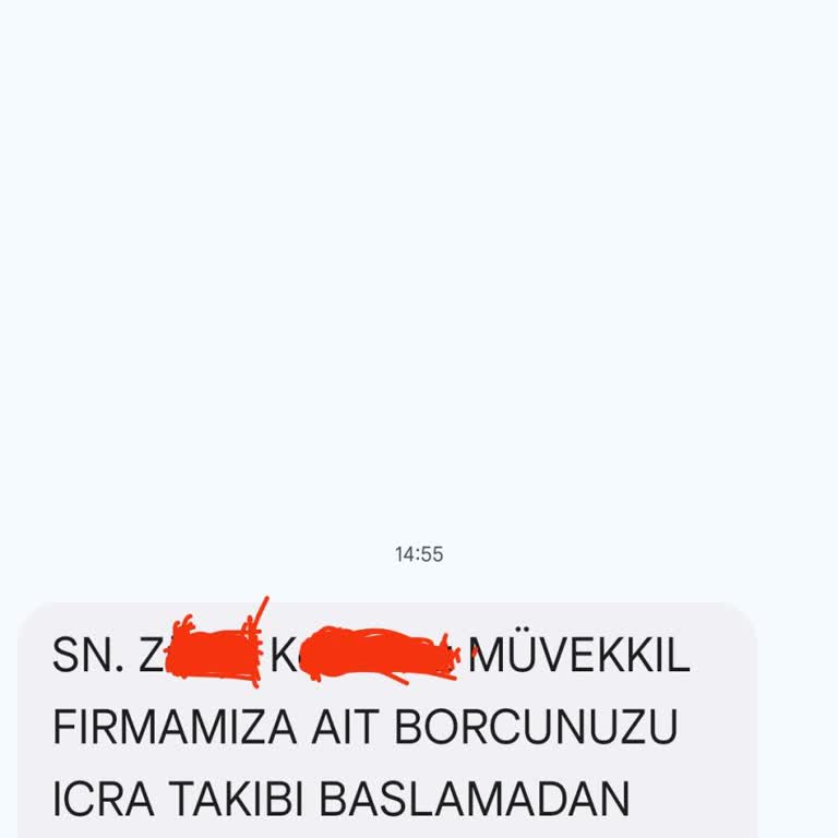 Bana Ait Olmayan Borç Hakkında Haksız SMS Ve Kişisel Bilgi İhlali