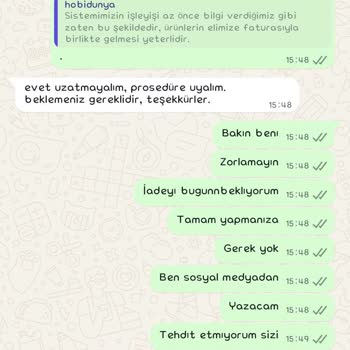 İade Yapılmayan Ürün Ve İletişim Sorunu