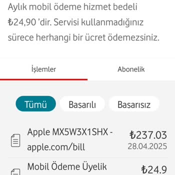 Apple Olmayan Telefona Gelen Mobil Ödeme Faturası Şaşkınlığı