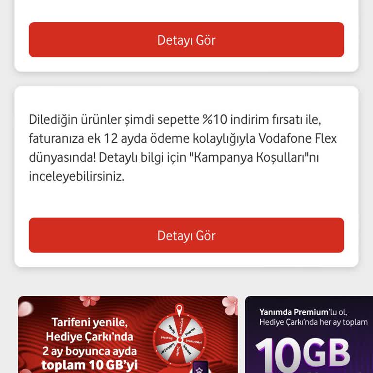 Vodafone Paketlerinin Pahalı Olması Ve Yetersiz İnternet Hediyeleri