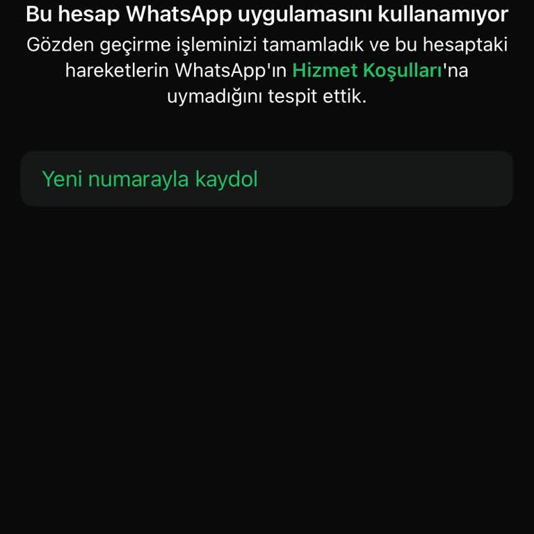 Sebepsiz Kapatılan WhatsApp Ve Instagram Hesaplarıma Çözüm Arıyorum