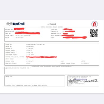 Kullanmadığım Hizmet İçin Borç Çıkarıldı
