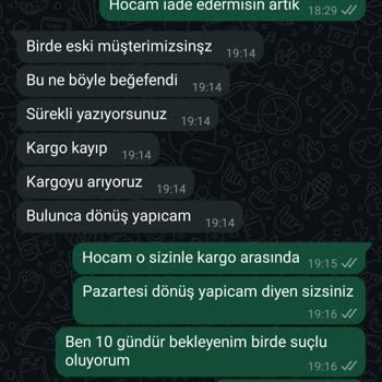 Siparişimde Numara Sorunu Ve Kargo Gecikmesi Yaşadım