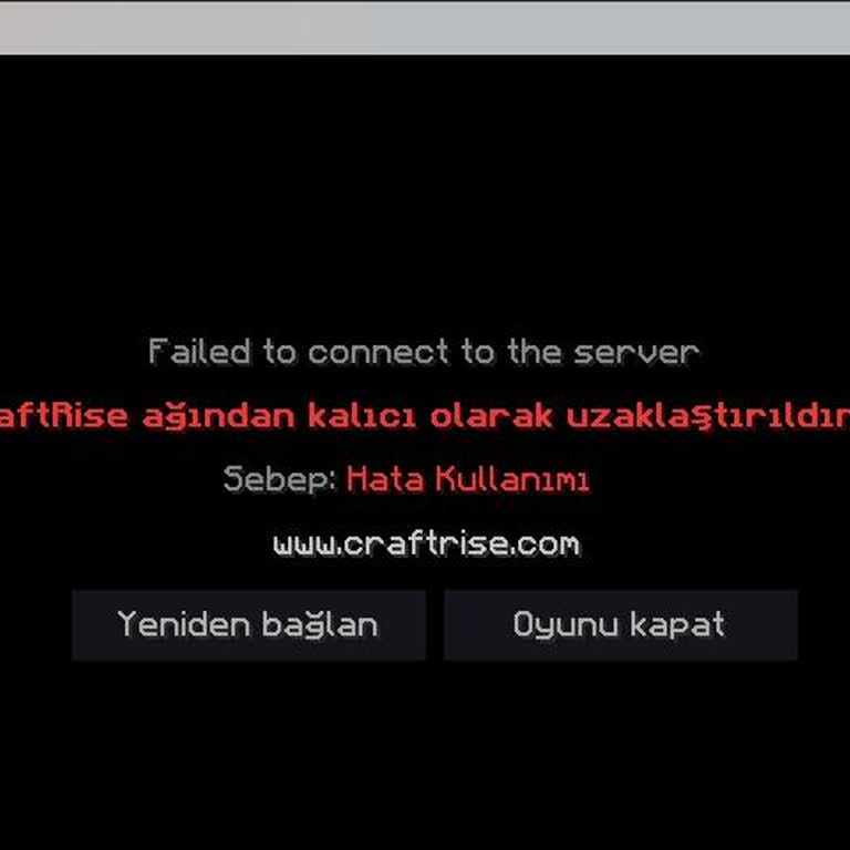 Craftrise Destek Ekibinin İlgisizliği Ve Haksız Hesap Banı