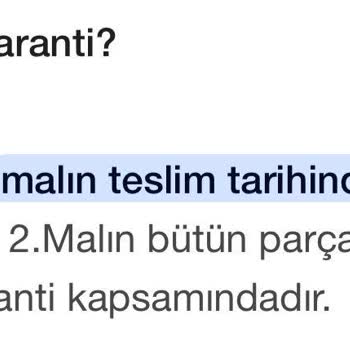 Garanti Kapsamındaki Vantilatör Parçası İçin Ücret Talebi