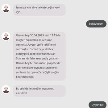 Vodafone Tarife Fiyat Artışı Ve Yetersiz Müşteri Desteği
