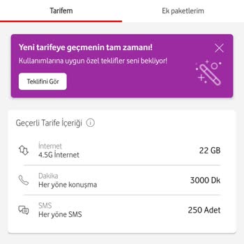 Vodafone Tarife Fiyat Artışı Ve Yetersiz Müşteri Desteği