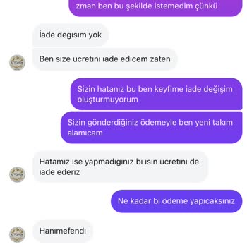 Instagramdan Alınan Yanlış Eksik Ürün Ve İletişimsizlik Mağduriyeti