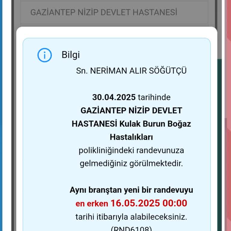 Randevuya Gittiğimde Doktor Yoktu, Bilgilendirilmedim Ve Haksız Yere Cezalandırıldım