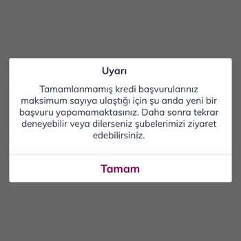 QNB Mobilde Kredi Başvurusu Limiti Hatası Ve Çözümsüzlük