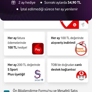 Vodafone Premium Üyeliği Olmadan Üyelik Uyarısı Ve Kullanım Engeli