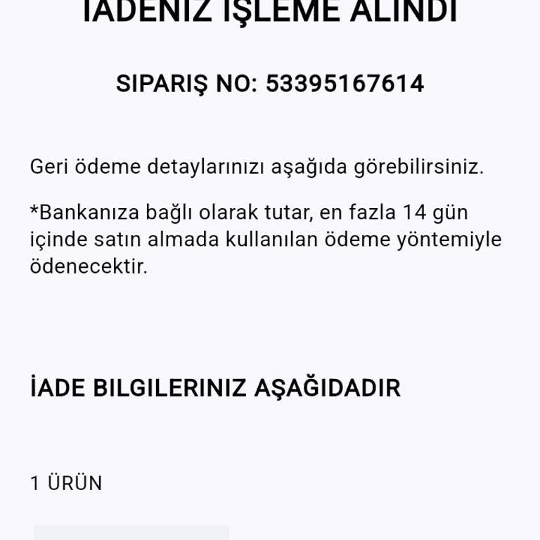 Zara Ve Halkbank Arasında Kaybolan İade Param