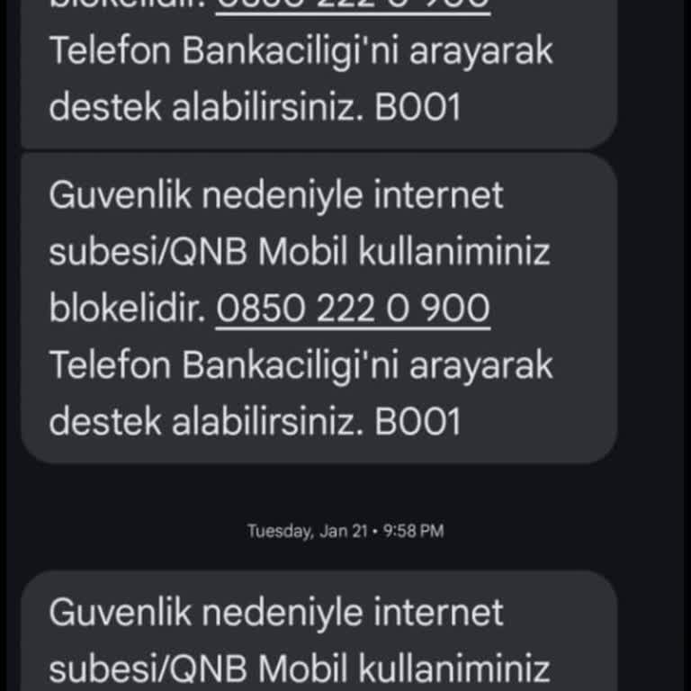 QNB Türkiye Hesabım Aniden Engellendi, Hiçbir Açıklama Yapılmadı