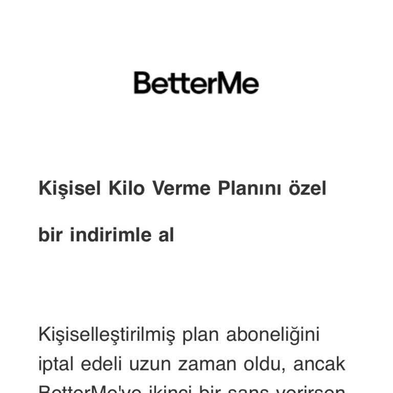 Betterme İzinsiz Abonelik Yenilemesi ve Haksız Ücret Çekimi