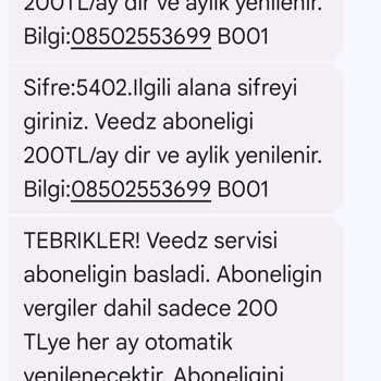 Farkında Olmadan Başlatılan Veedz Aboneliği Ve Haksız Ücret