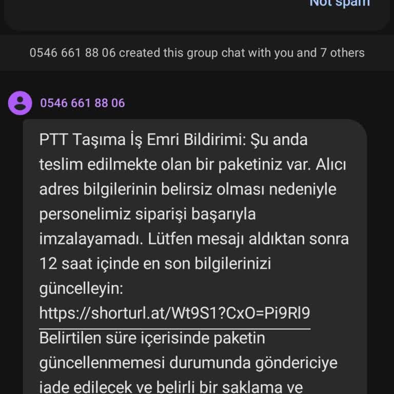 Adıma Yasa Dışı Mesaj Ve Kişisel Veri İhlali Hakkında Şikayet