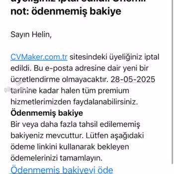 CV Maker Uygulaması Habersiz Para Almış!