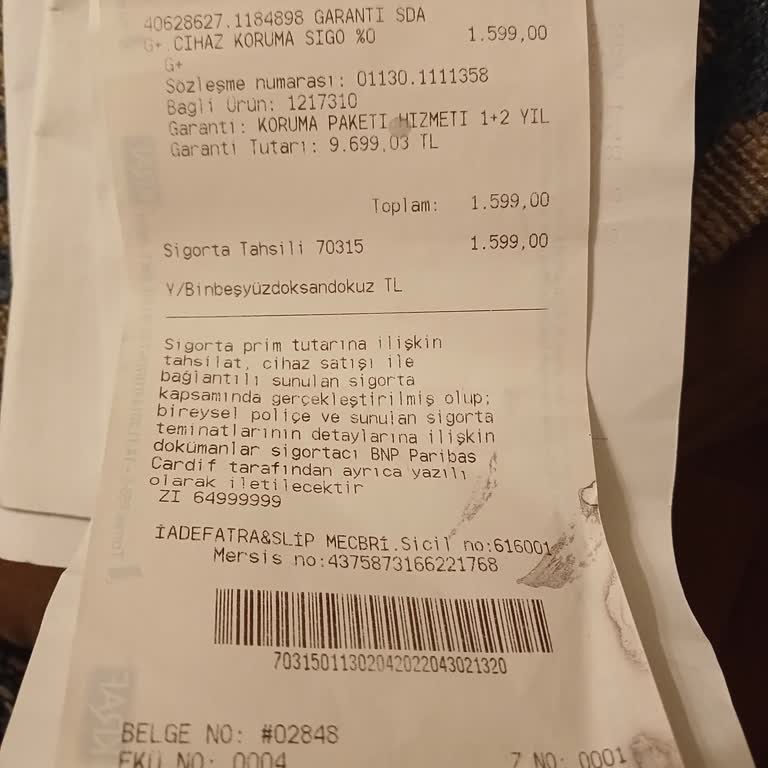 Ek Sigorta Paketi Kapsamında Pil Değişimi Yapılmadı, Mağdur Edildim