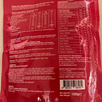 Fellas Whey Protein Tozunda Son Kullanma Ve Üretim Tarihi Belirsizliği