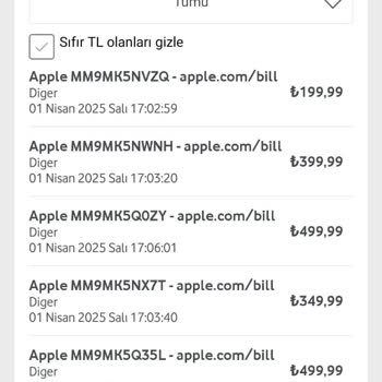 Onayım Olmadan Yapılan Yüksek Tutarli Mobil Ödeme Şoku