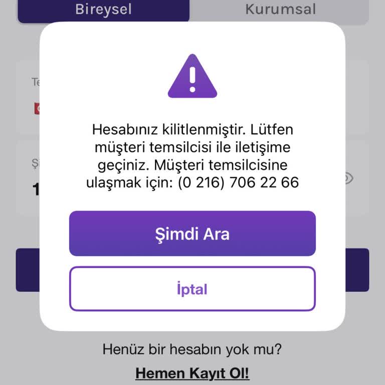 Hesabım Kilitlendi Müşteri Hizmetlerine Ulaşamıyorum