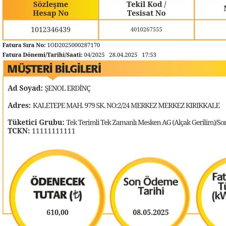 Elektrik Faturasında Anormal Artış Ve Açıklama Talebi