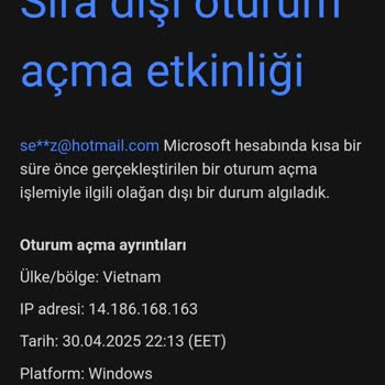 Linkedin Sonrası Hesaplarıma Yabancı Giriş Denemeleri