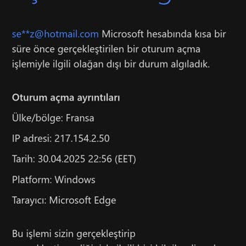 Linkedin Sonrası Hesaplarıma Yabancı Giriş Denemeleri