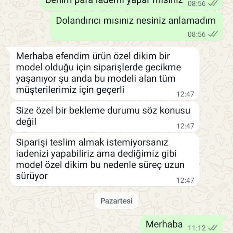 Zora Butik’ten Siparişim Teslim Edilmedi, İletişim Ve Kargo Takibi Sorunlu