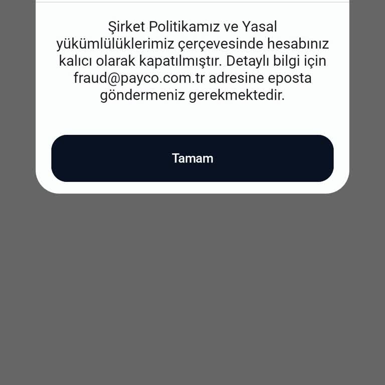 Hesabım Kapandı, Paramı Alamıyorum: Payco'dan Cevap Bekliyorum